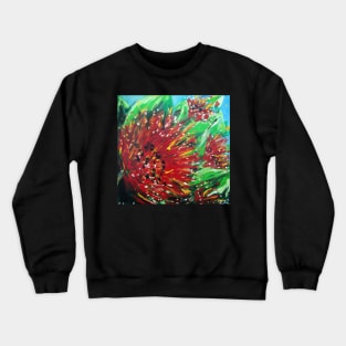 Pohutukawa, Native Christmas tree of Aotearoa Crewneck Sweatshirt